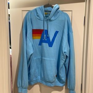 Aviator Nation Logo Pullover Relaxed Hoodie XL